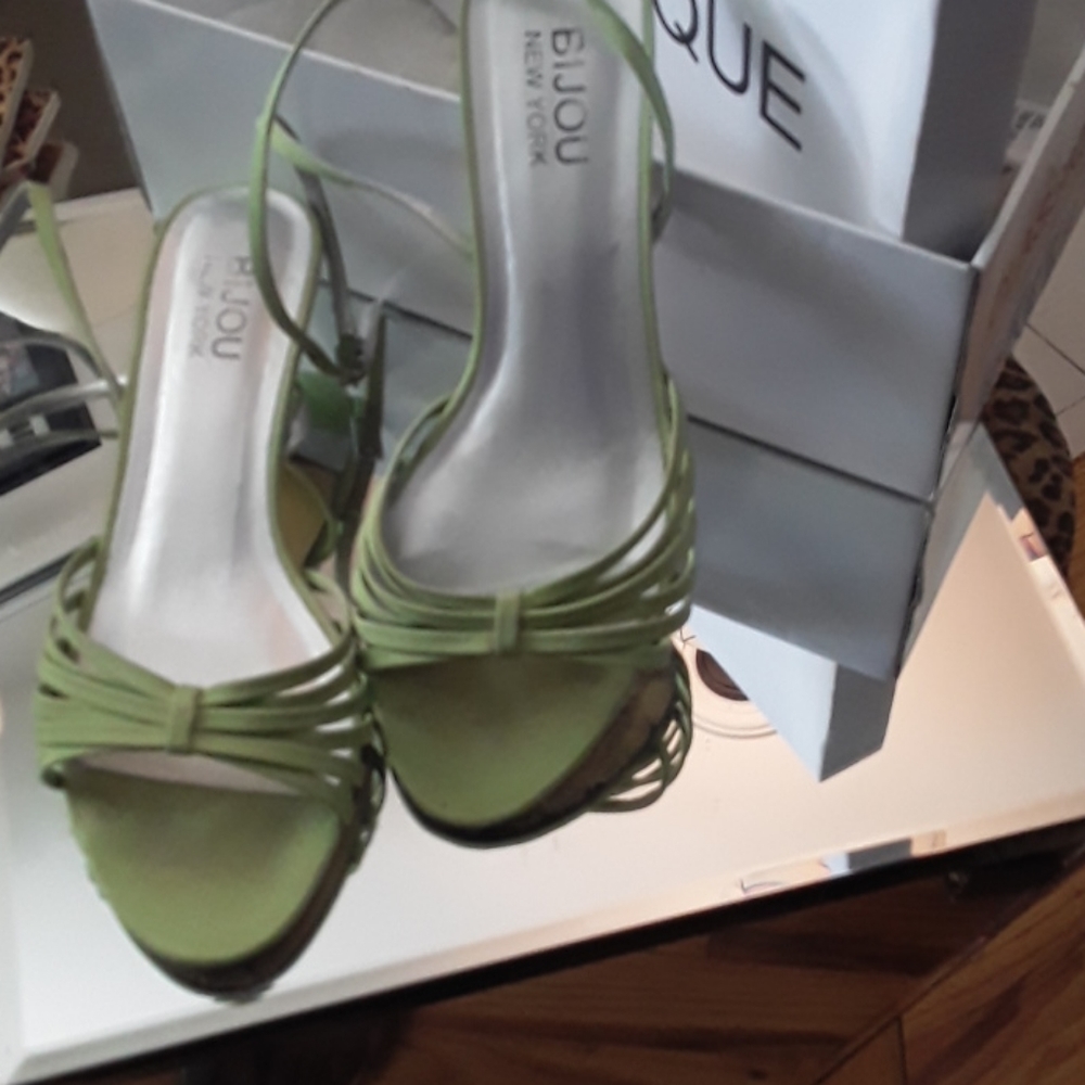 Mint Green Sandals - Picture 8 of 9